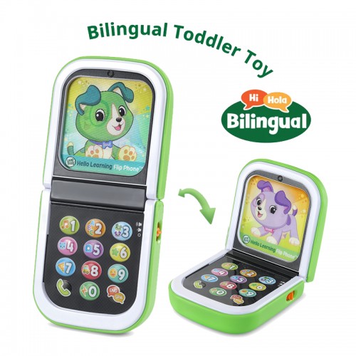 LeapFrog Hello Learning Flip Phone | 12 months+ | Pretend Play | Phone Toy | Early Learning Toy